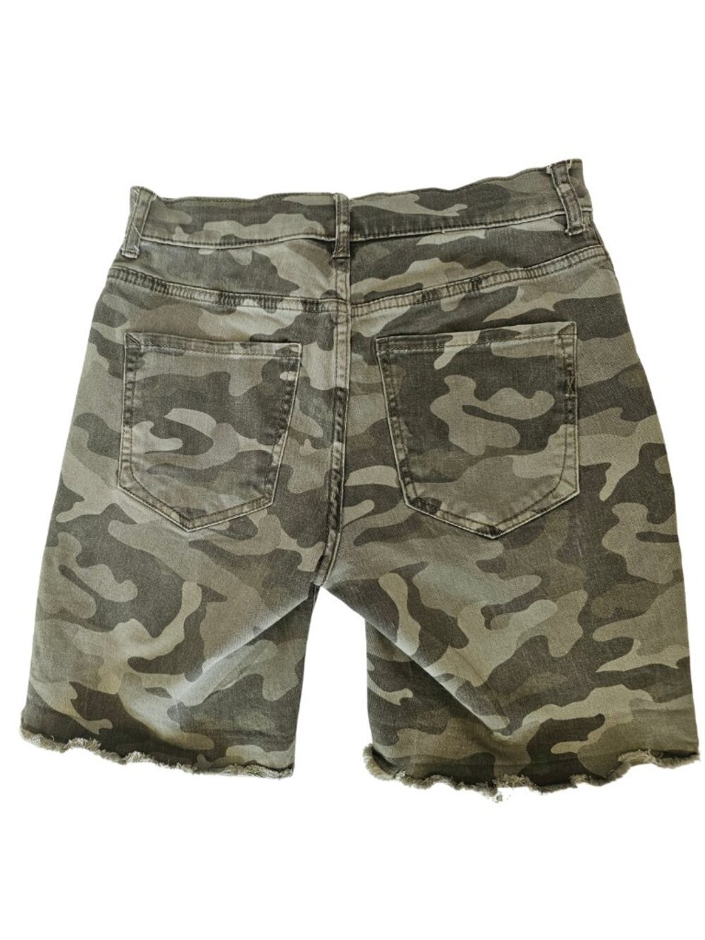 Express Camo Green Bermuda Shorts - Picture 7 of 7